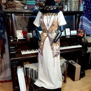 Green Brand Recycled Earthy Hippie Boho Dress